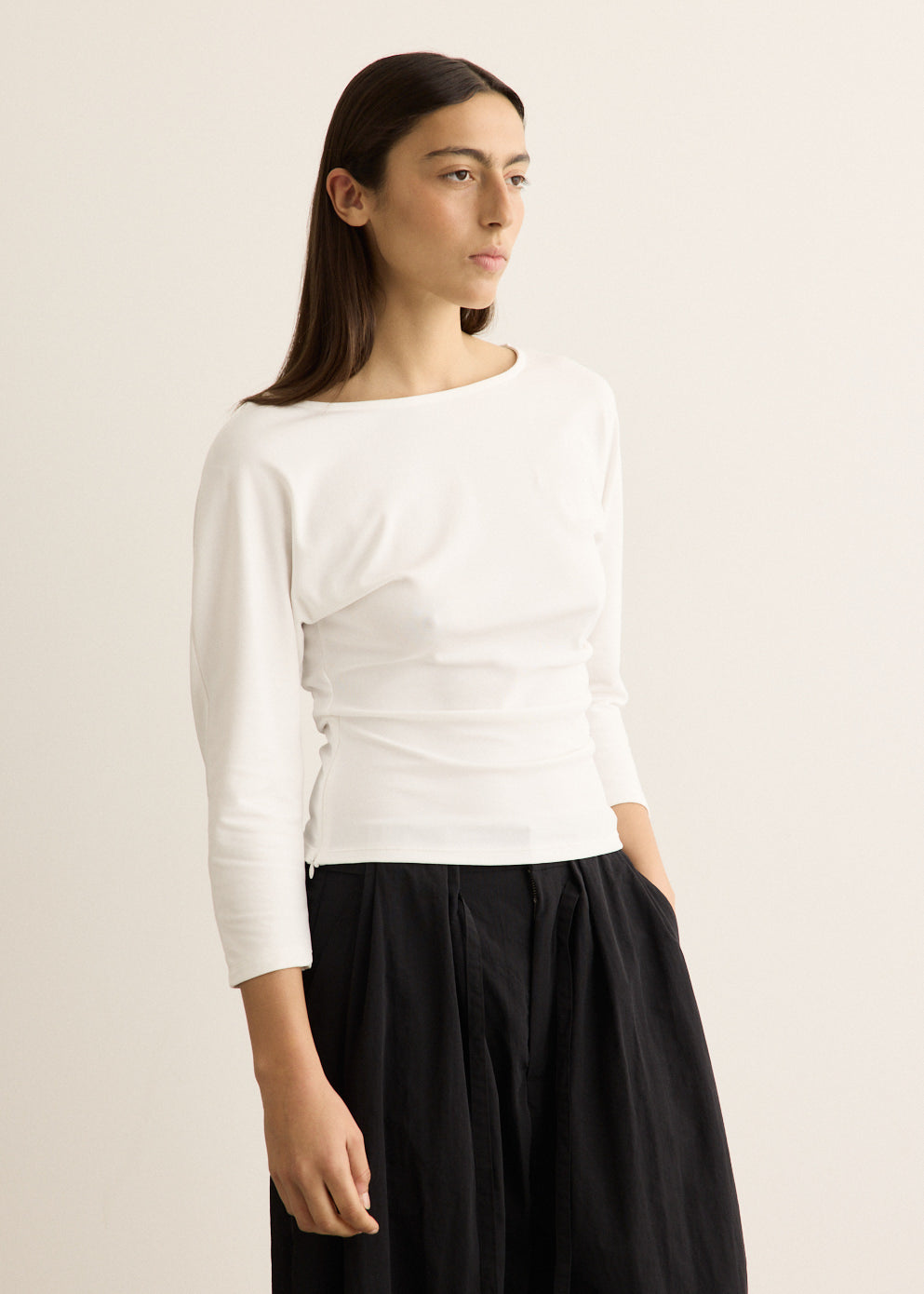 Wavelet Batwing Long Sleeve Top