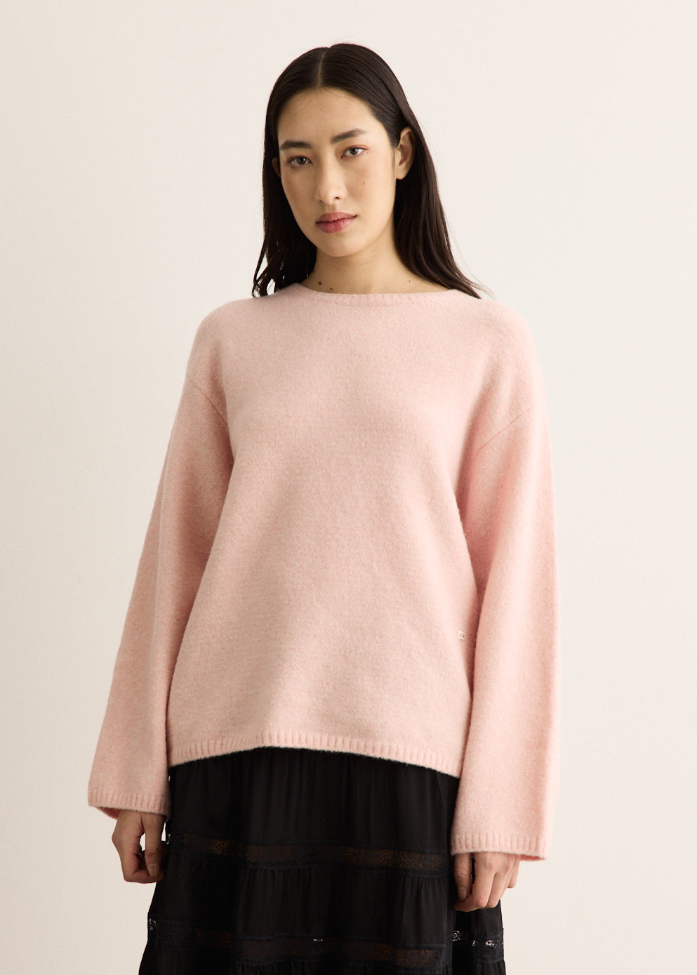 Round Neck Wool Jumper