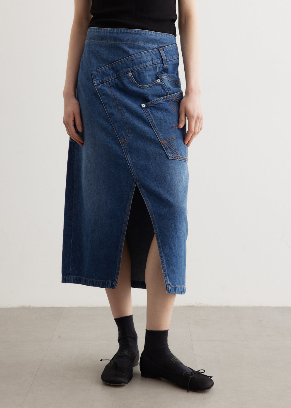 スカート JW ANDERSON Woman Skirt Blue DK0023PG1164 804 womens-incu-1037_238b1f83-c0ff