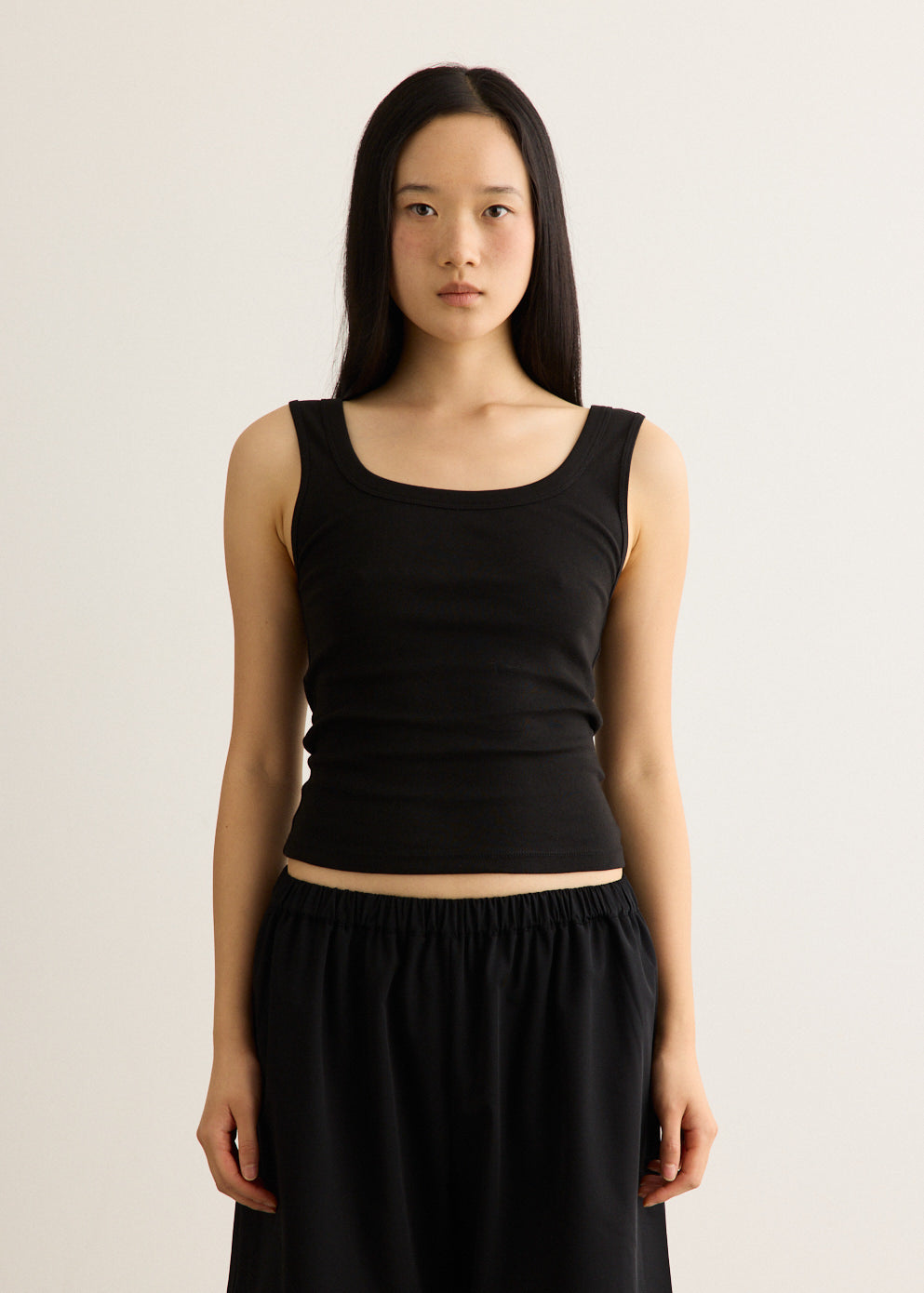 Organic Cotton Scooped Ballerina Top