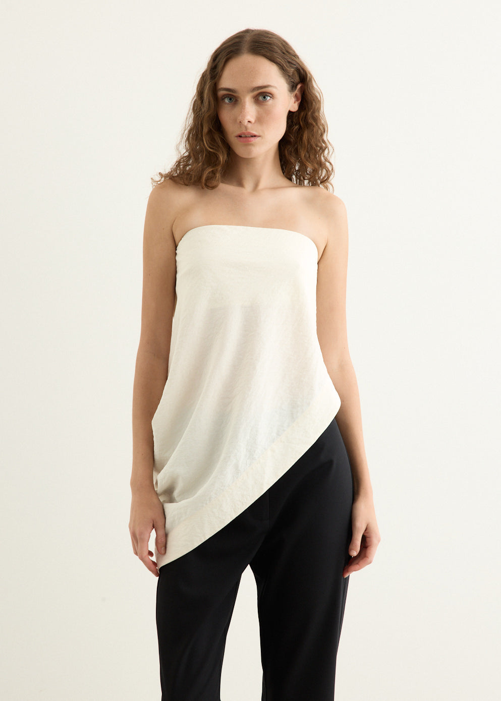 Cloud Asymm Drape Top