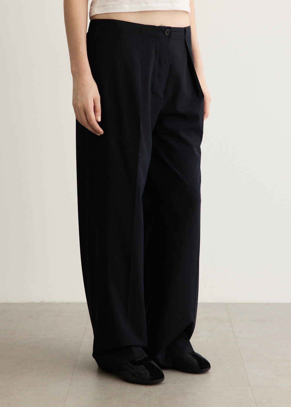 Alva Half Elastic Tailored Pants