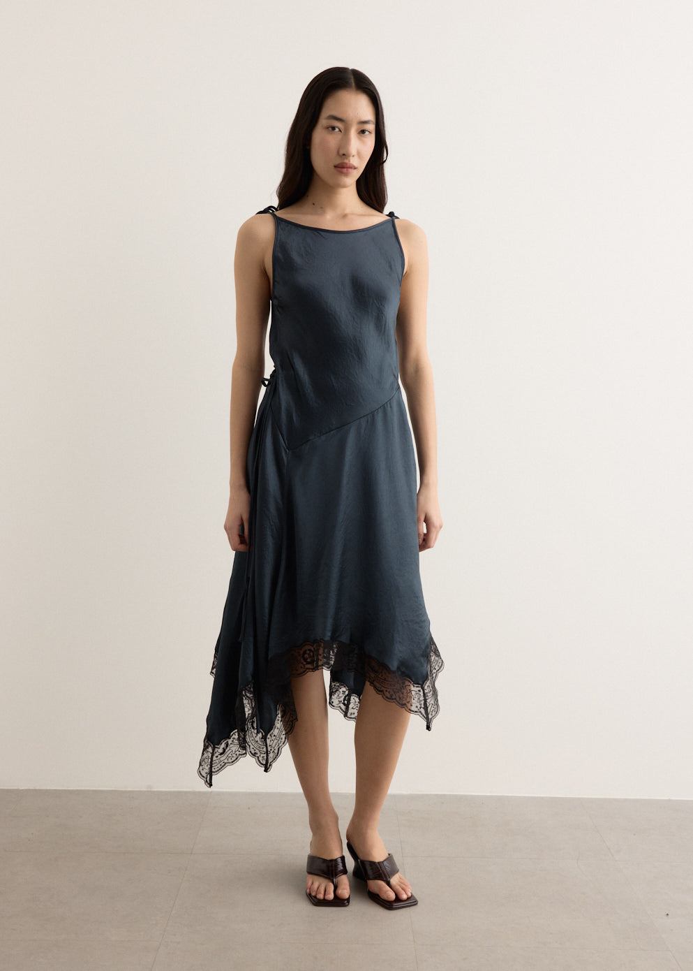 Satin Lace Dress