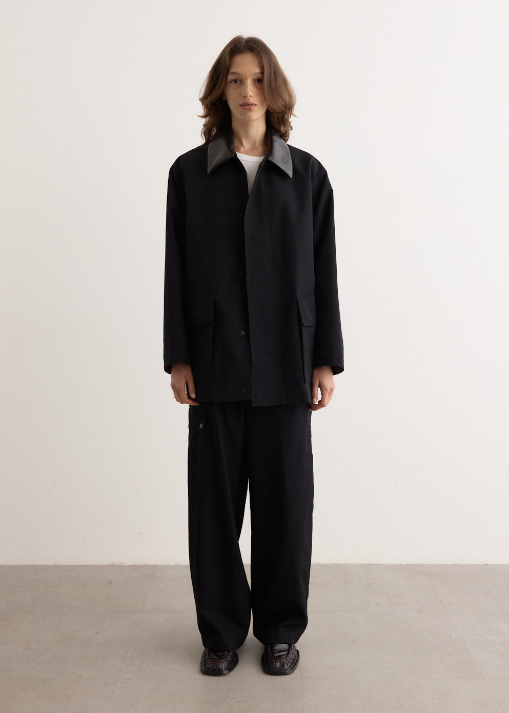 ジャケット・アウター WOOL MAX CANVAS BLOUSON Namu Shop - Auralee Wool Max Canvas High Neck Zip Blouson