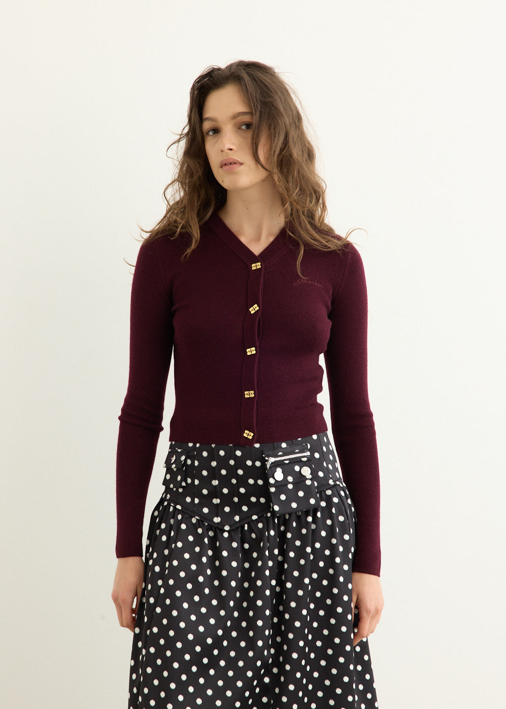 Mini Ribbed Merino Cardigan