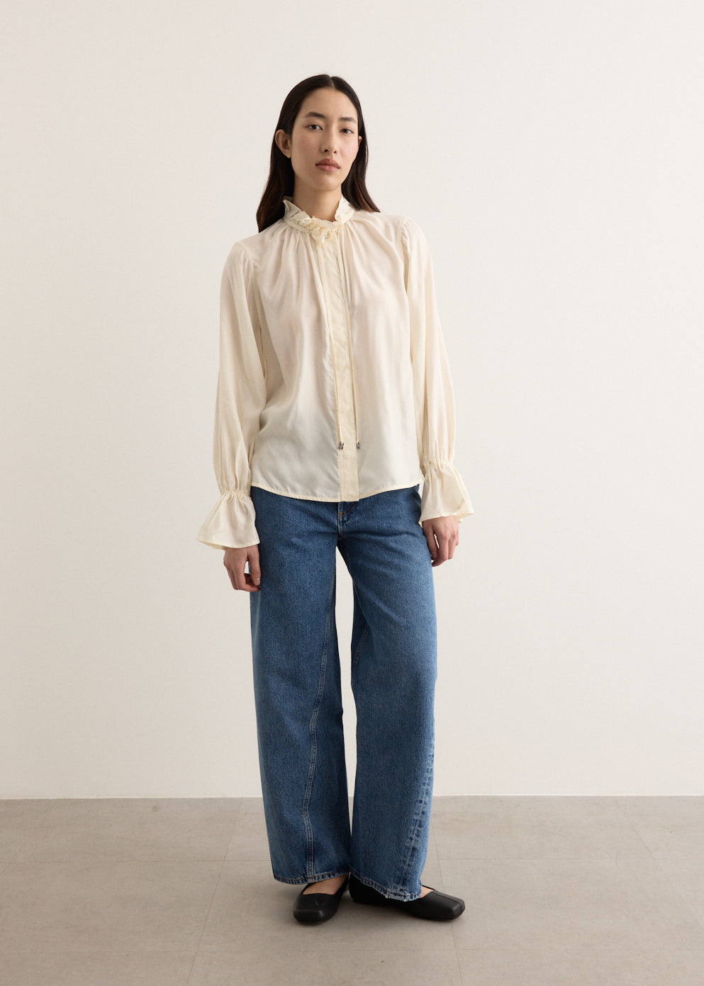 Twist Low Slung Baggy Jeans