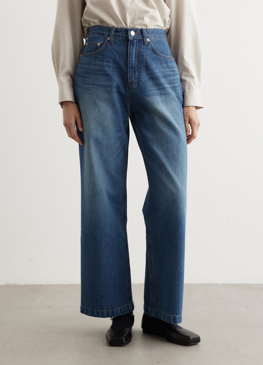 [LOW CLASSIC] / ☆ 24FW LOOSE FIT JEANS / BLUE / UNISEX LOW CLASSIC