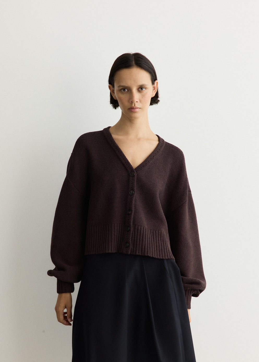 Puff Sleeve Cardigan