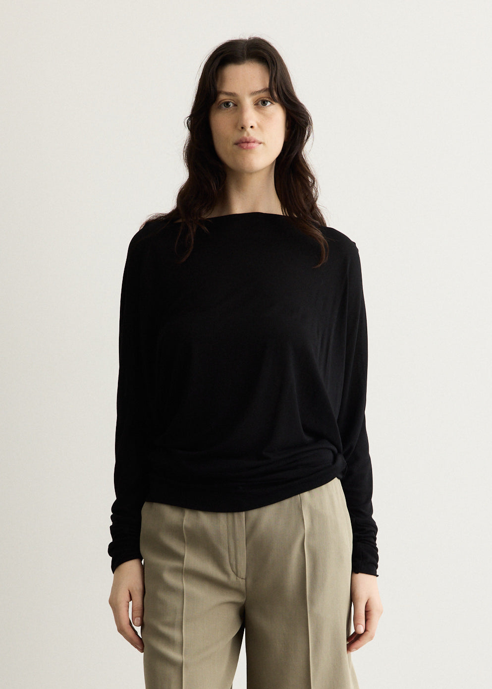 Boatneck Jersey Top