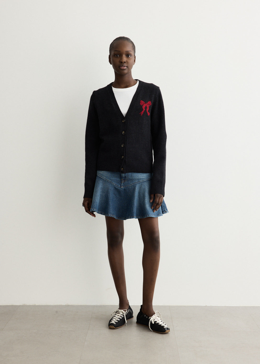 Heavy Denim Mini Skirt