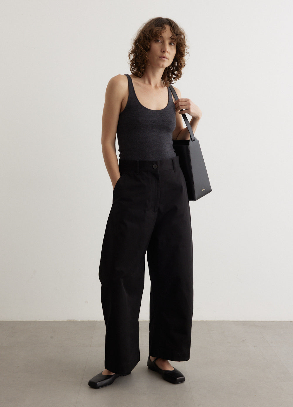 Chalco Wide Crop Pants Chalco Wide Crop Pants