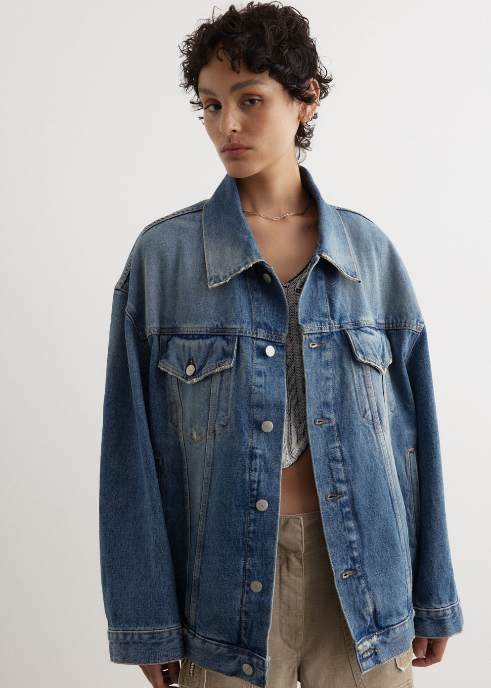 Morris Vintage Denim Jacket - Main Image