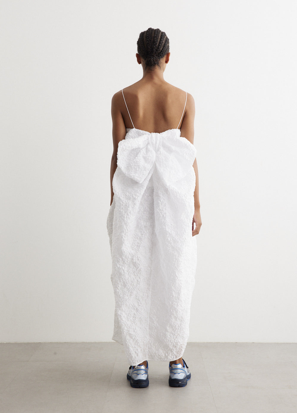 【CECILIE BAHNSEN】VILMA DRESS VILMA | DRESS GRASMERE MATELASSE WHITE
