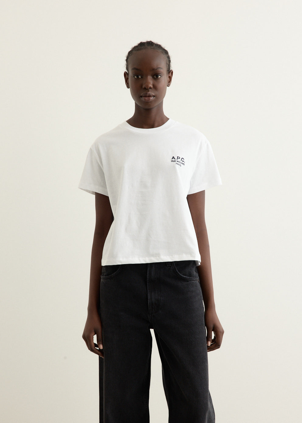 ★APC★Boxy Rue Madame T-Shirt★大人気★ Boxy Rue Madame T-Shirt | Organic Cotton Jersey | A.P.C.