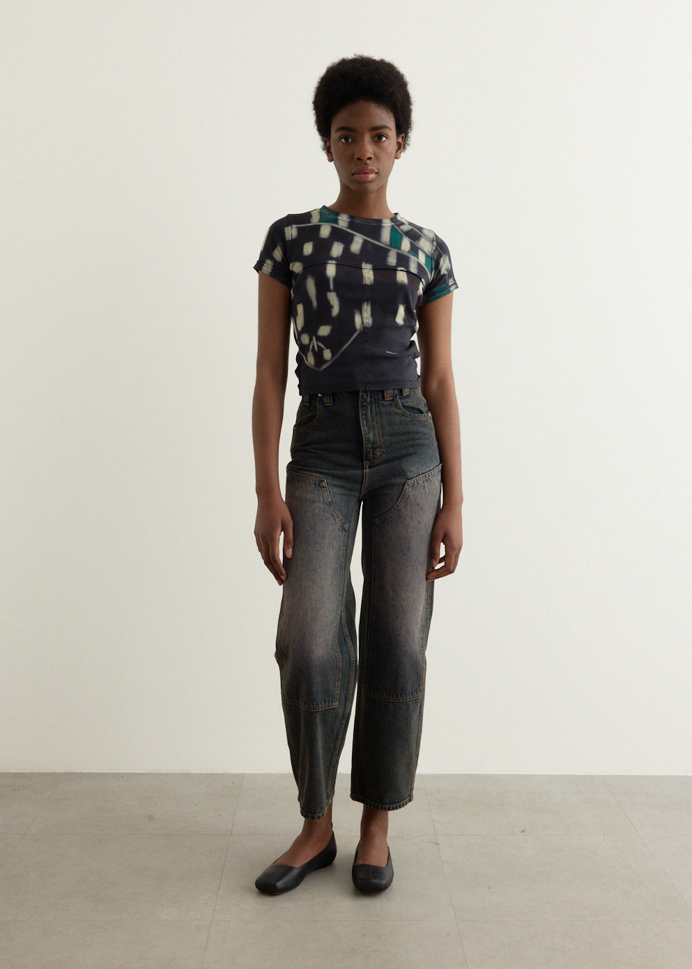 Double Knee Baggy Jeans