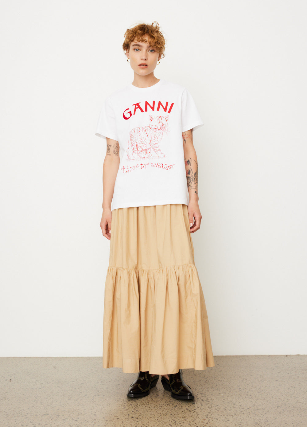 Maxi Flounce Skirt