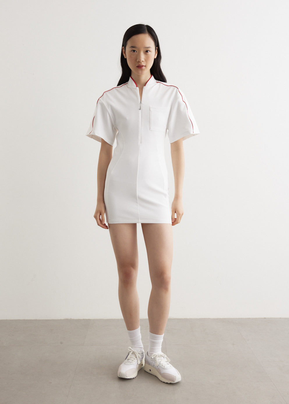 ☆韓国の人気☆【Nike】☆NIKE X JACQUEMUS NRG POLO DRESS(W)☆ Nike x Jacquemus La Robe Polo (Asia Sizing) Navy - SS22 - US