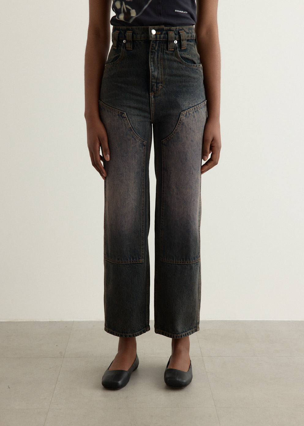 Double Knee Baggy Jeans