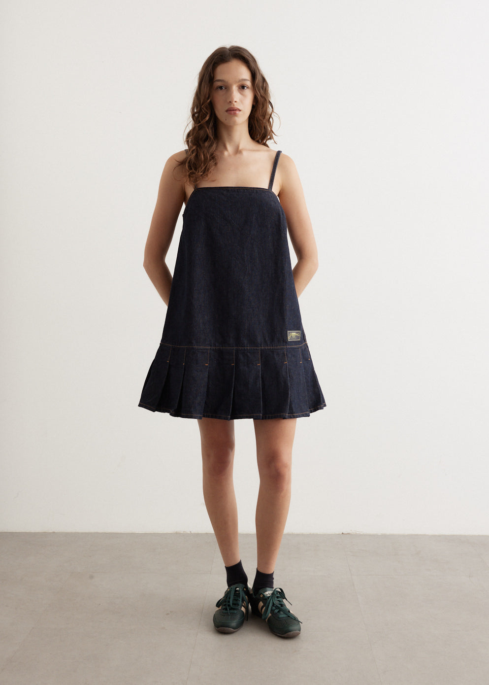 Rinse Denim Strap Mini Dress Rinse Denim Strap Mini Dress