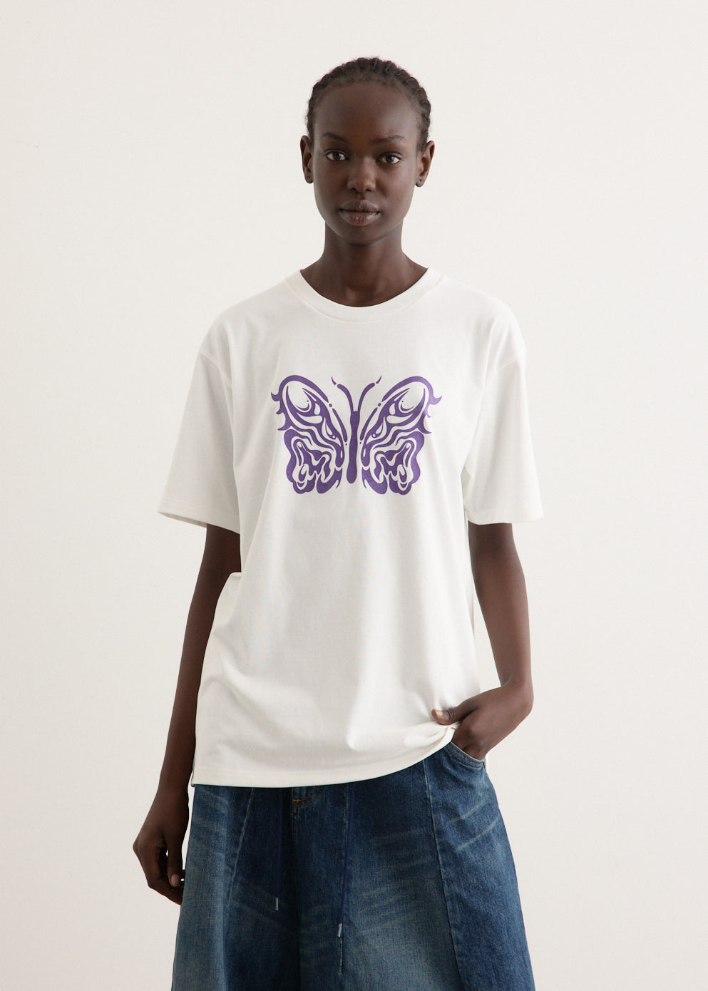 NEEDLES × Kae Tanaka S/S Crew Neck Tee x Kae Tanaka Crewneck T-Shirt