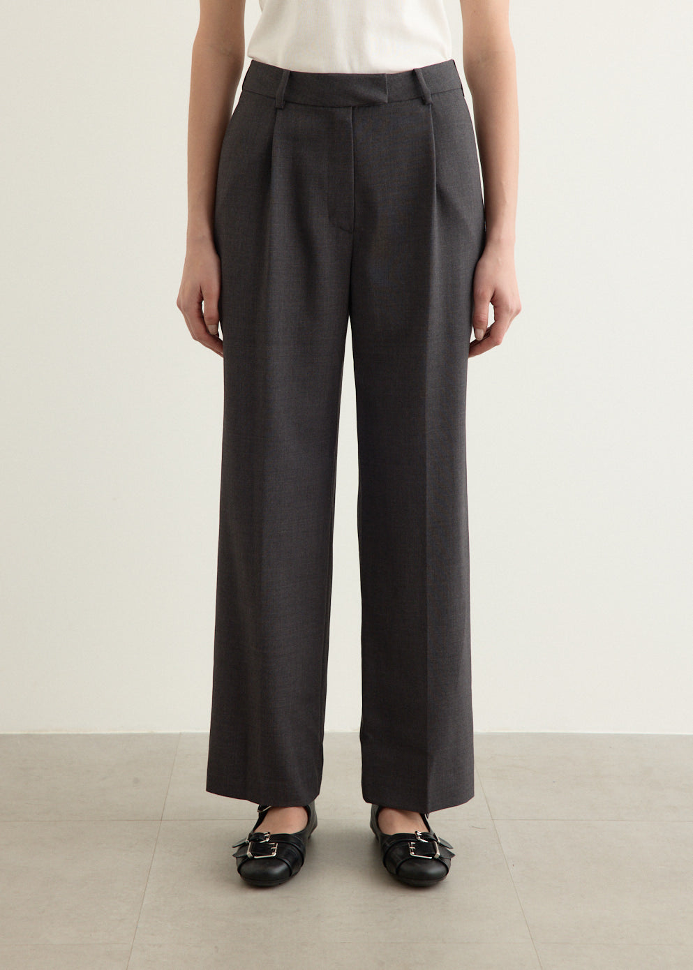 Belted Point Trousers