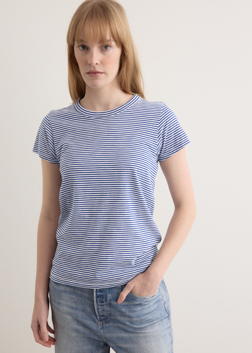 Slub Stripe T-Shirt