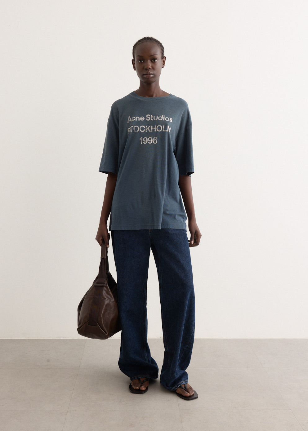 【CPGN STUDIO】Big Vertical Logo Short Sleeve Tee Levi's® Logo Graphic T-shirt (tall) - Blue | Levi's® US