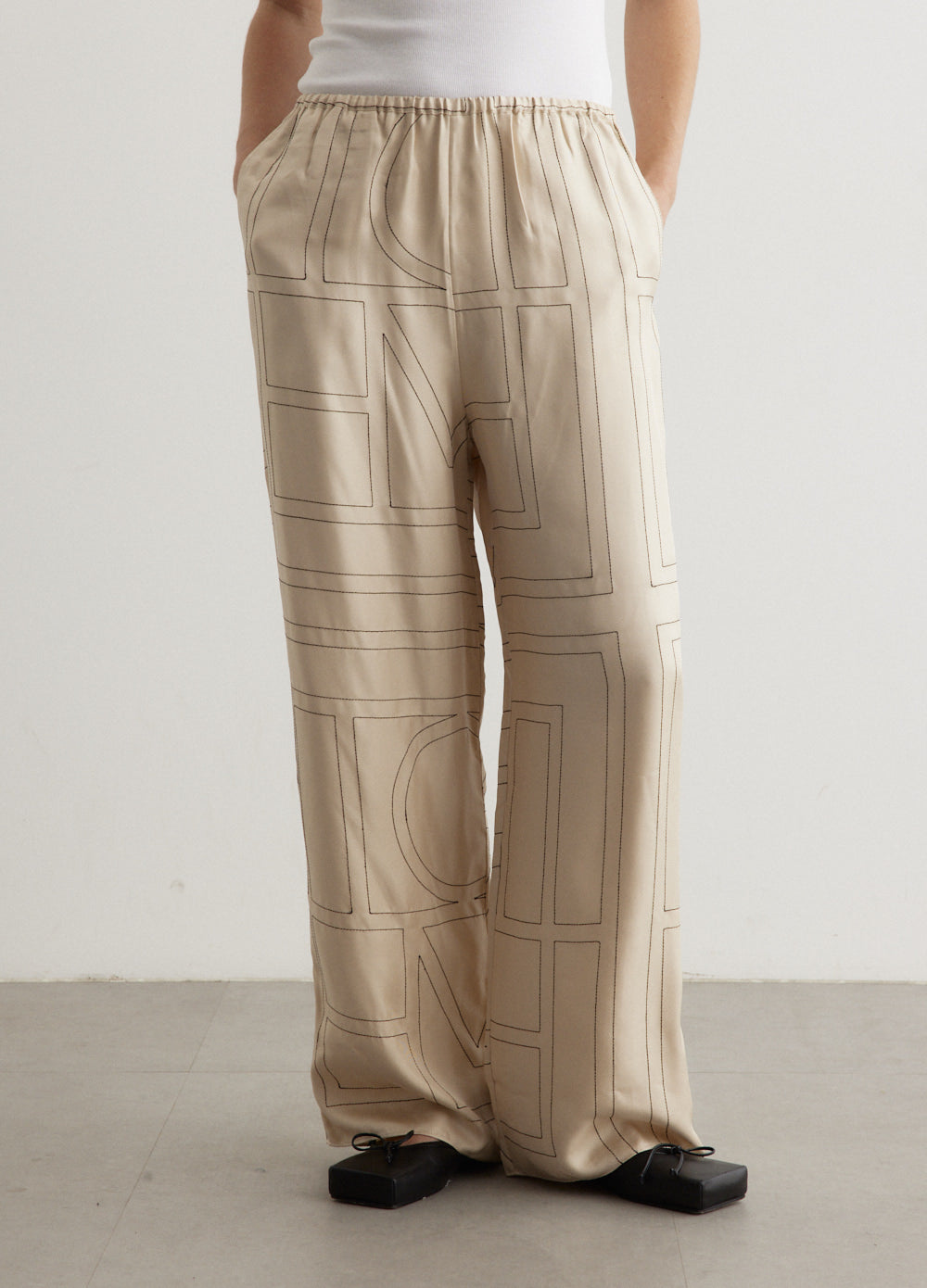Monogram Silk Pyjama Pants