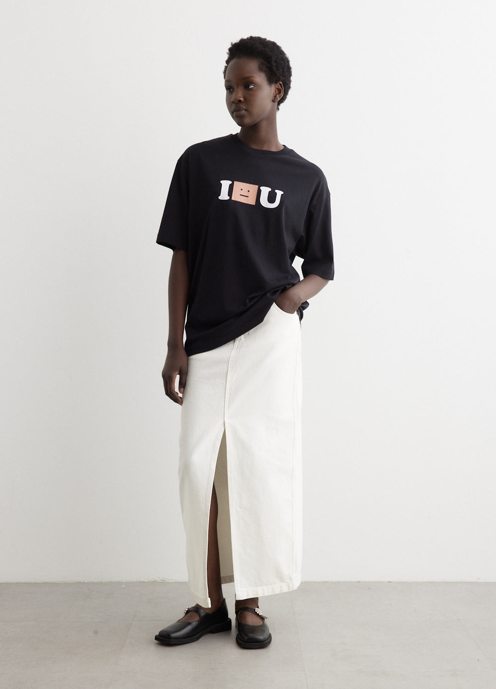 Acne Studios◆EXFORD I FACE U Tシャツ 2色展開 送料関税込 Exford I Face U T-Shirt