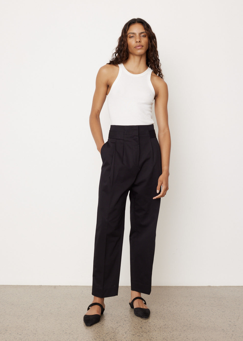 Double Pleated Trousers