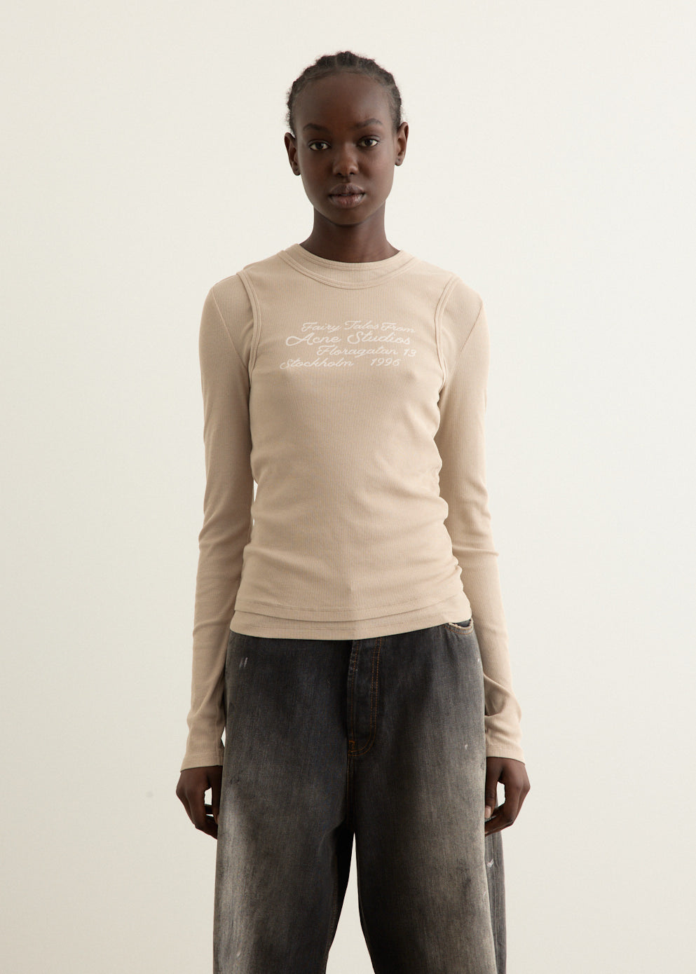 Layered Long-Sleeve T-Shirt