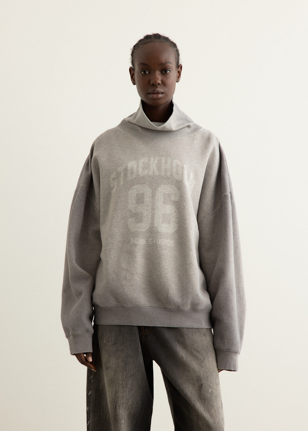 High Neck Sweatshirt