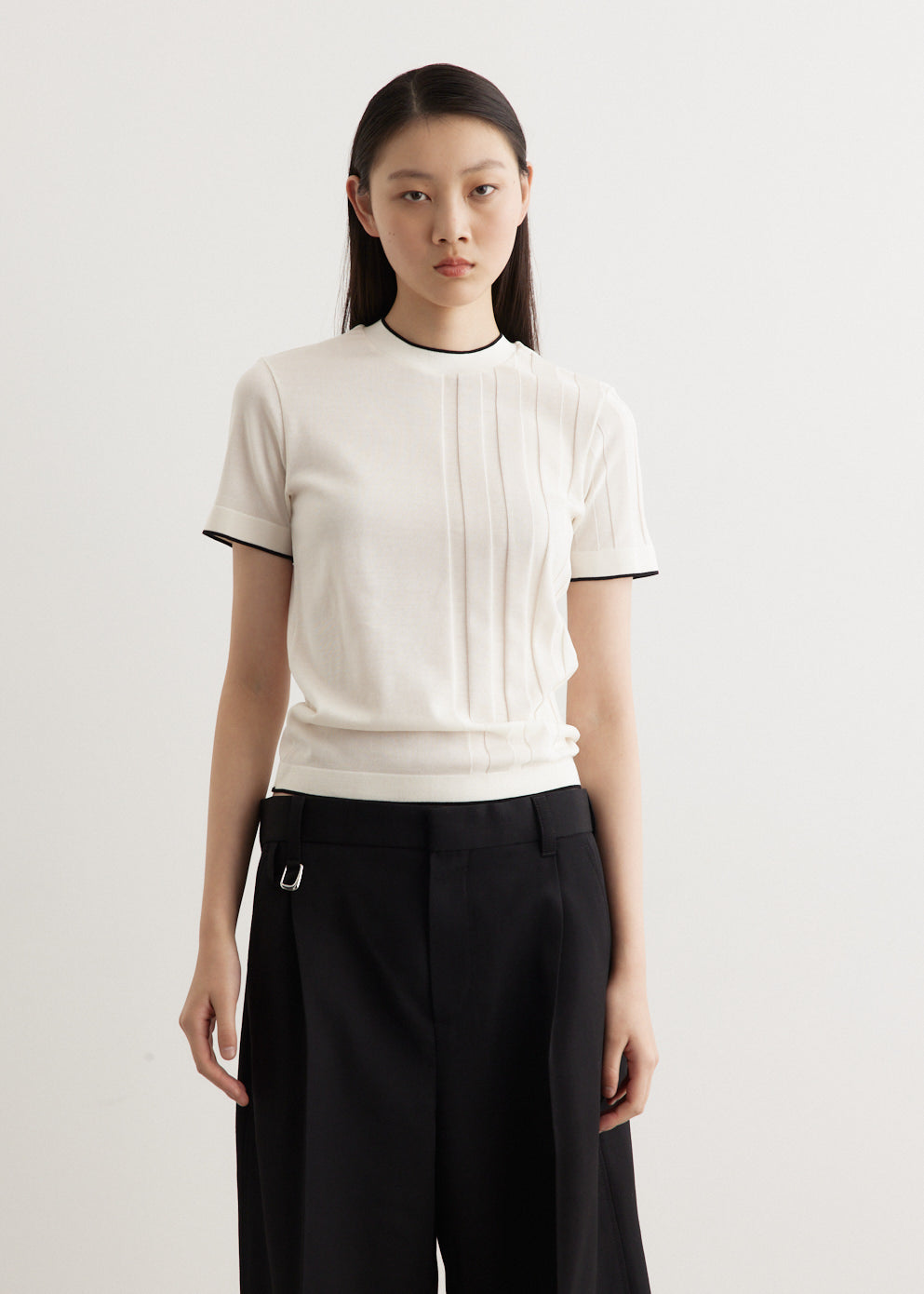 【Jacquemus】LE TSHIRT TRICOT◆24H246KN2402065 JACQUEMUS – Le T-Shirt Tricot Black