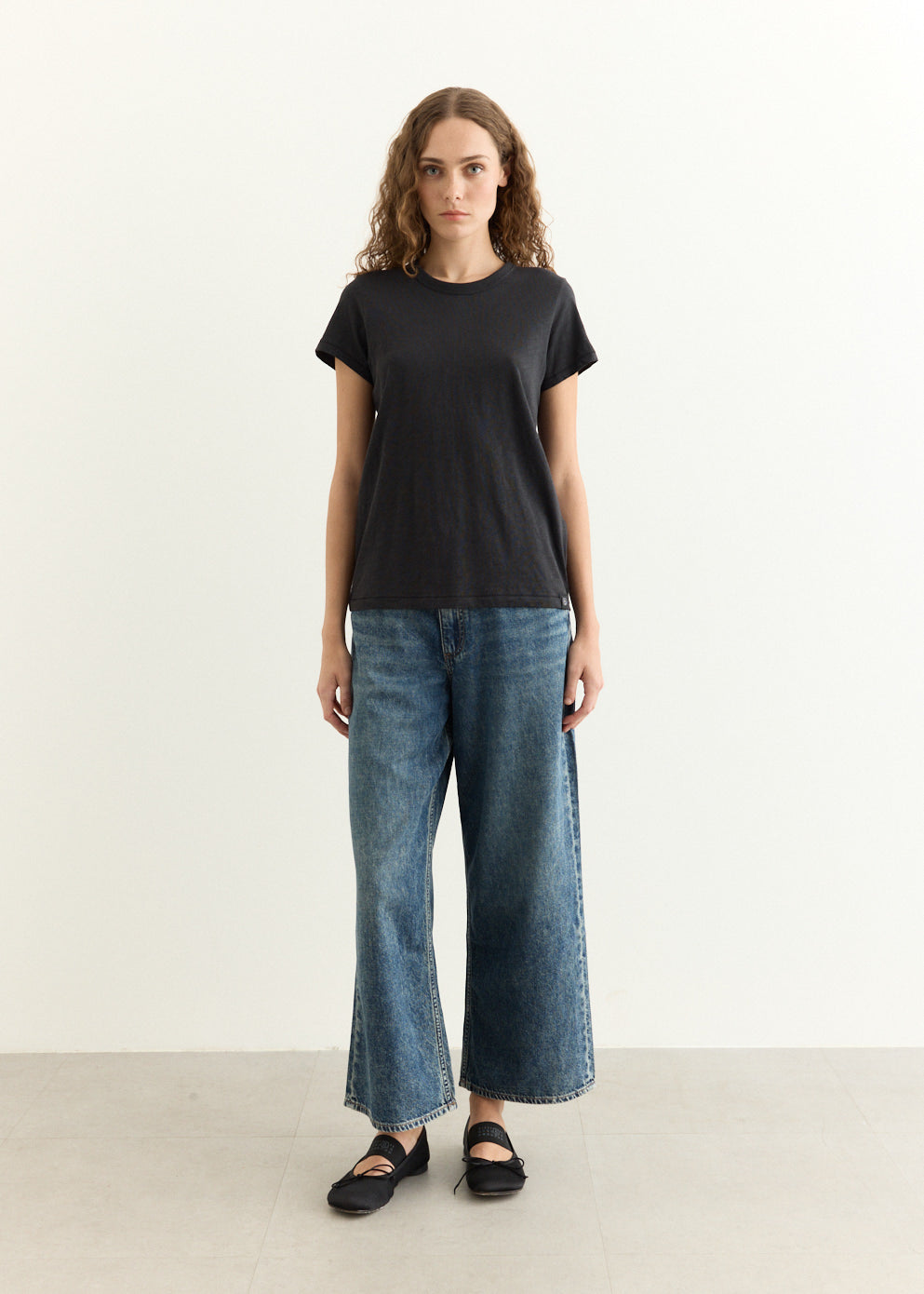 Featherweight Andi Wide Leg Jeans