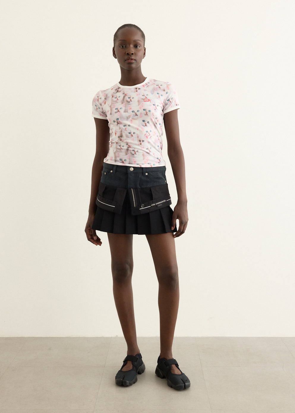 Inside Out Pleats Skirt