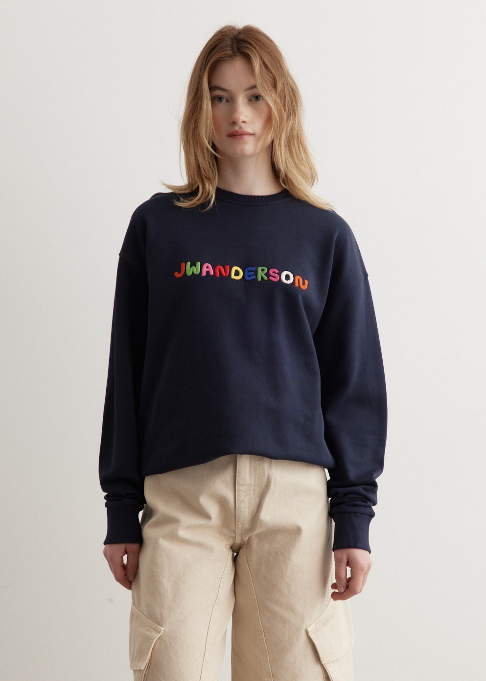 Logo Embroidery Sweatshirt