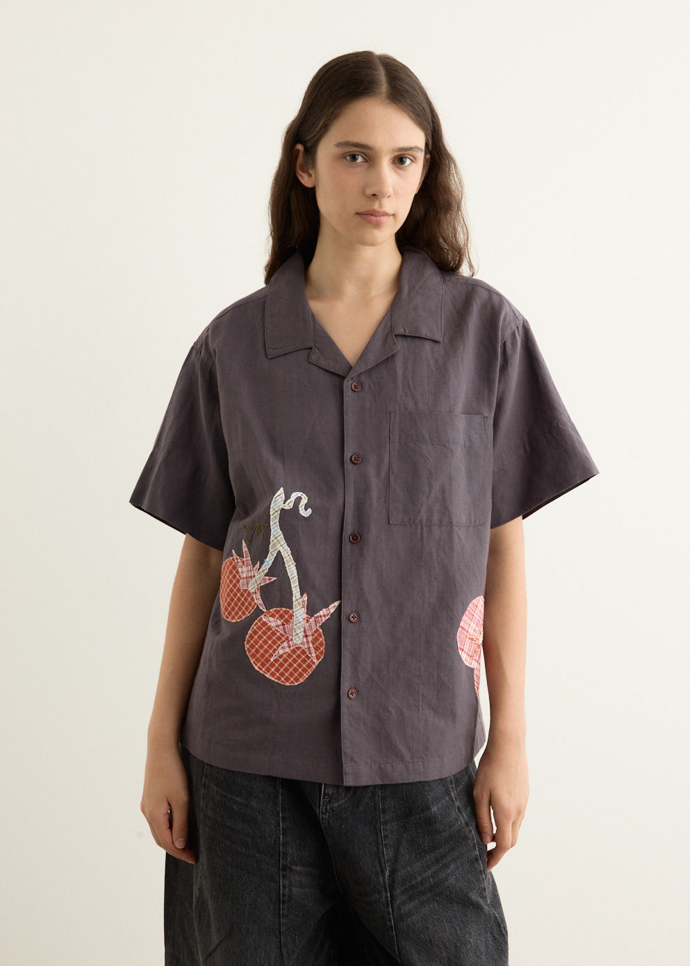 Hand Applique Greetings Shirt