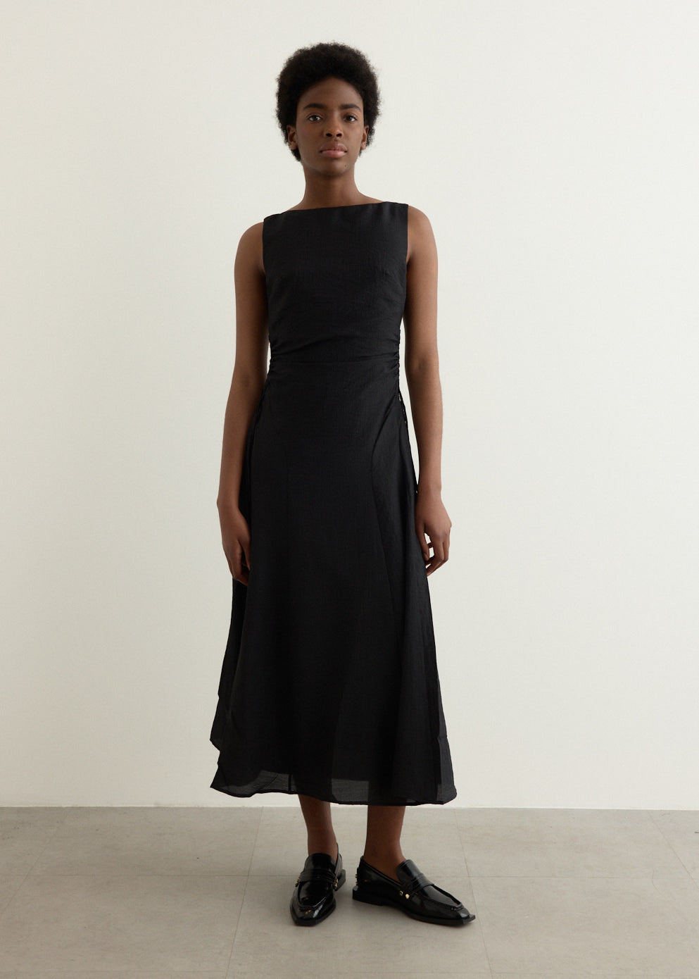anna quan black dress 690 Anna Quan Women's Black Wool Collared Button Front Mini Dress Size AU12 US8