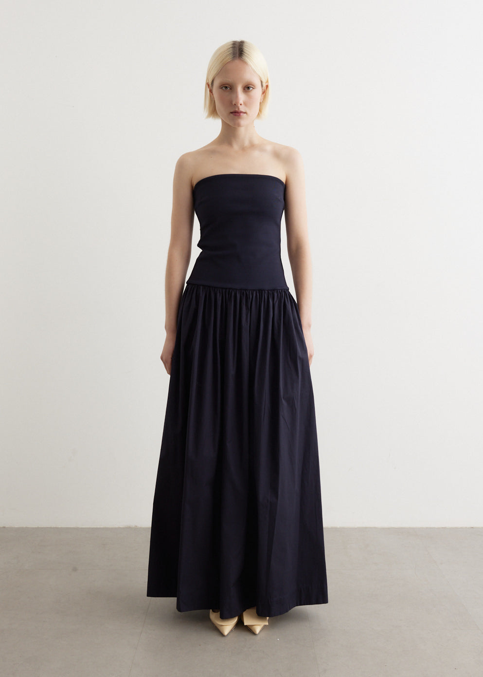 Strapless Knit Cotton Dress Strapless Knit Cotton Dress