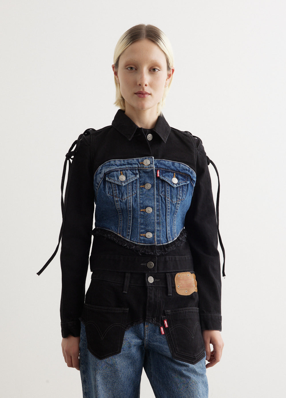 Indigo Denim Trucker Jacket - Andersson Bell - wo clé