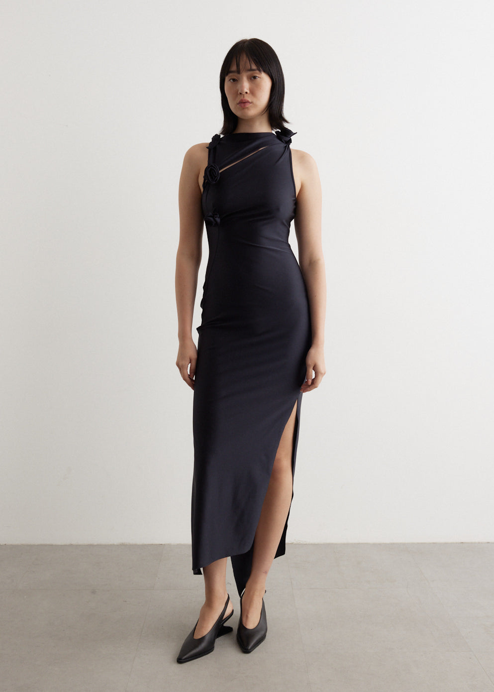 Asymmetric Flower Gown Asymmetric Flower Gown