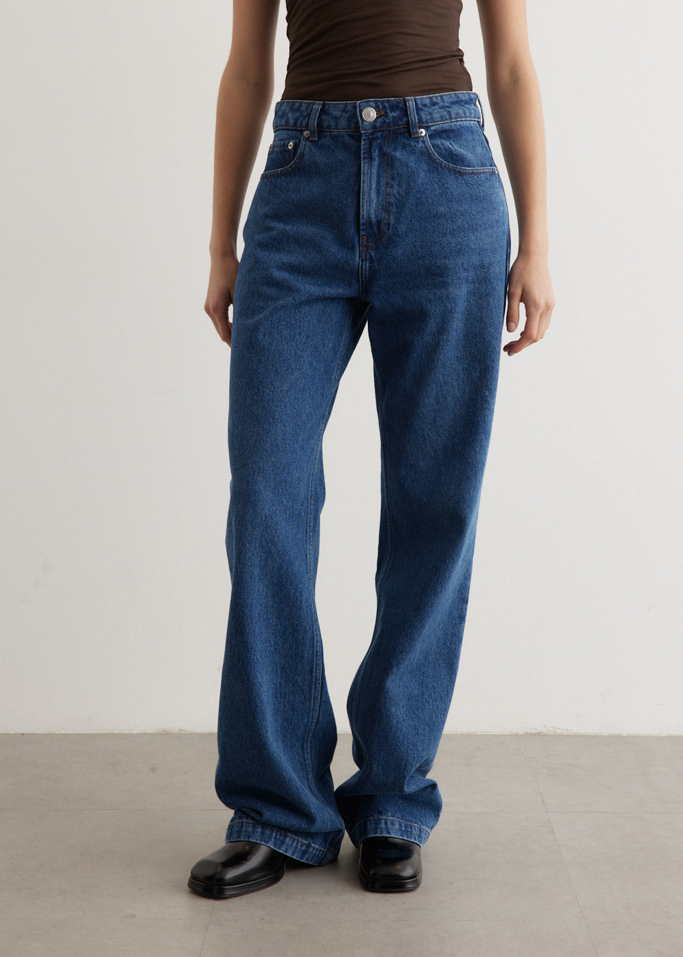 AMI|JEANS (FTR031 DE0031 480) Large Fit Jeans