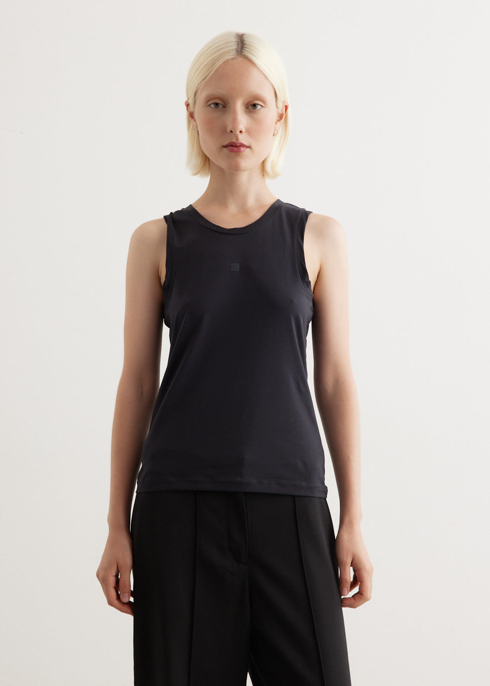 トップス W Face Tank Top (black) Elando Face Tank Top