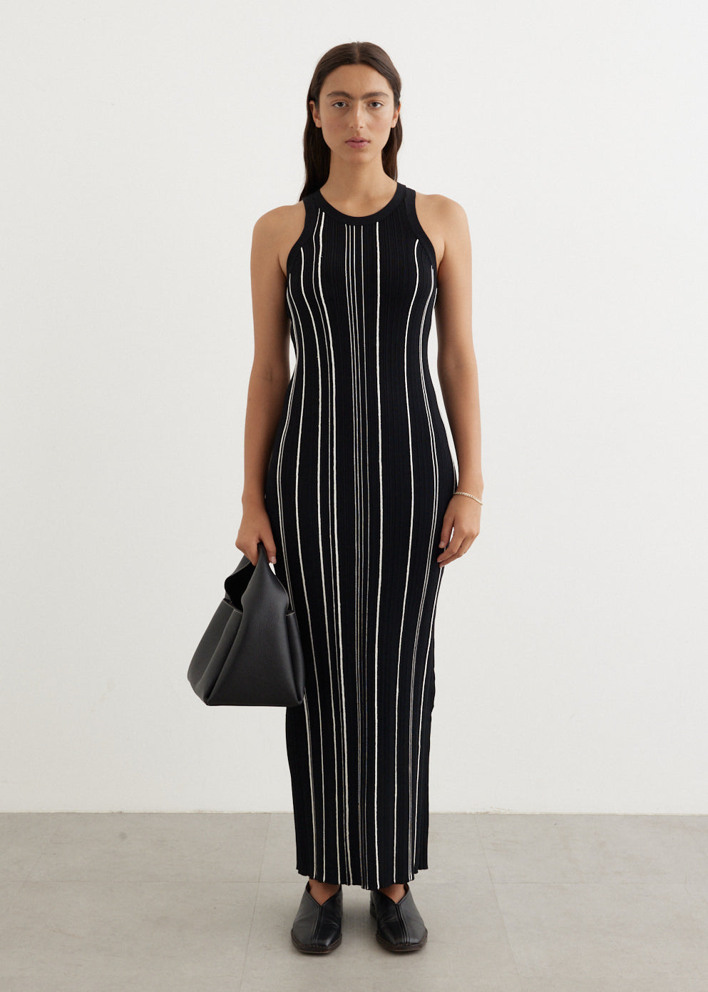 toteme rib tank dress Toteme Curved Rib Tank Dress