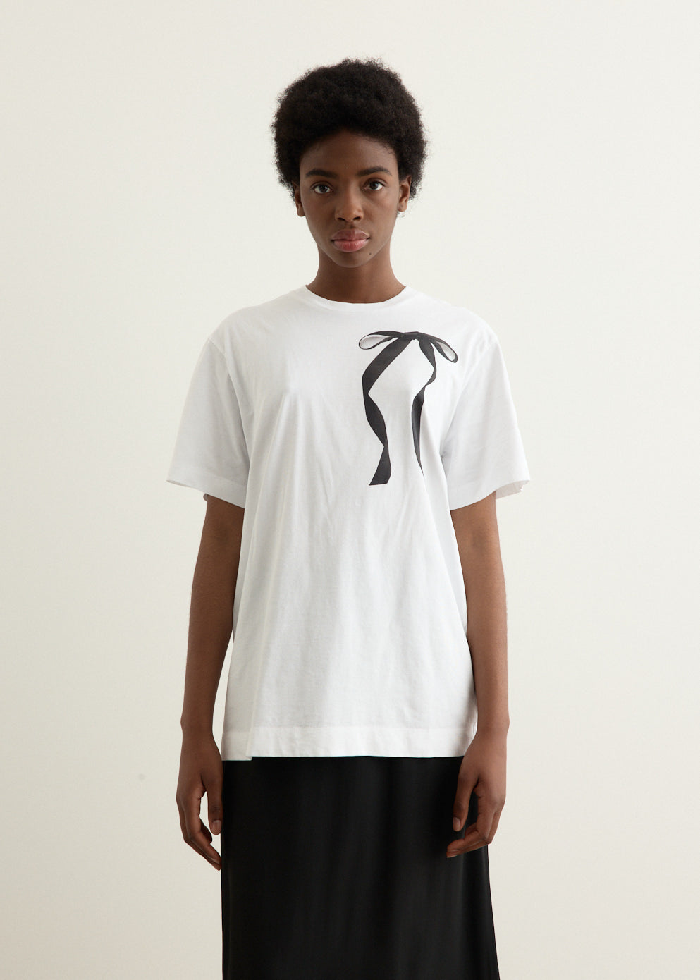 Ribbon Bow Tail Print T-Shirt