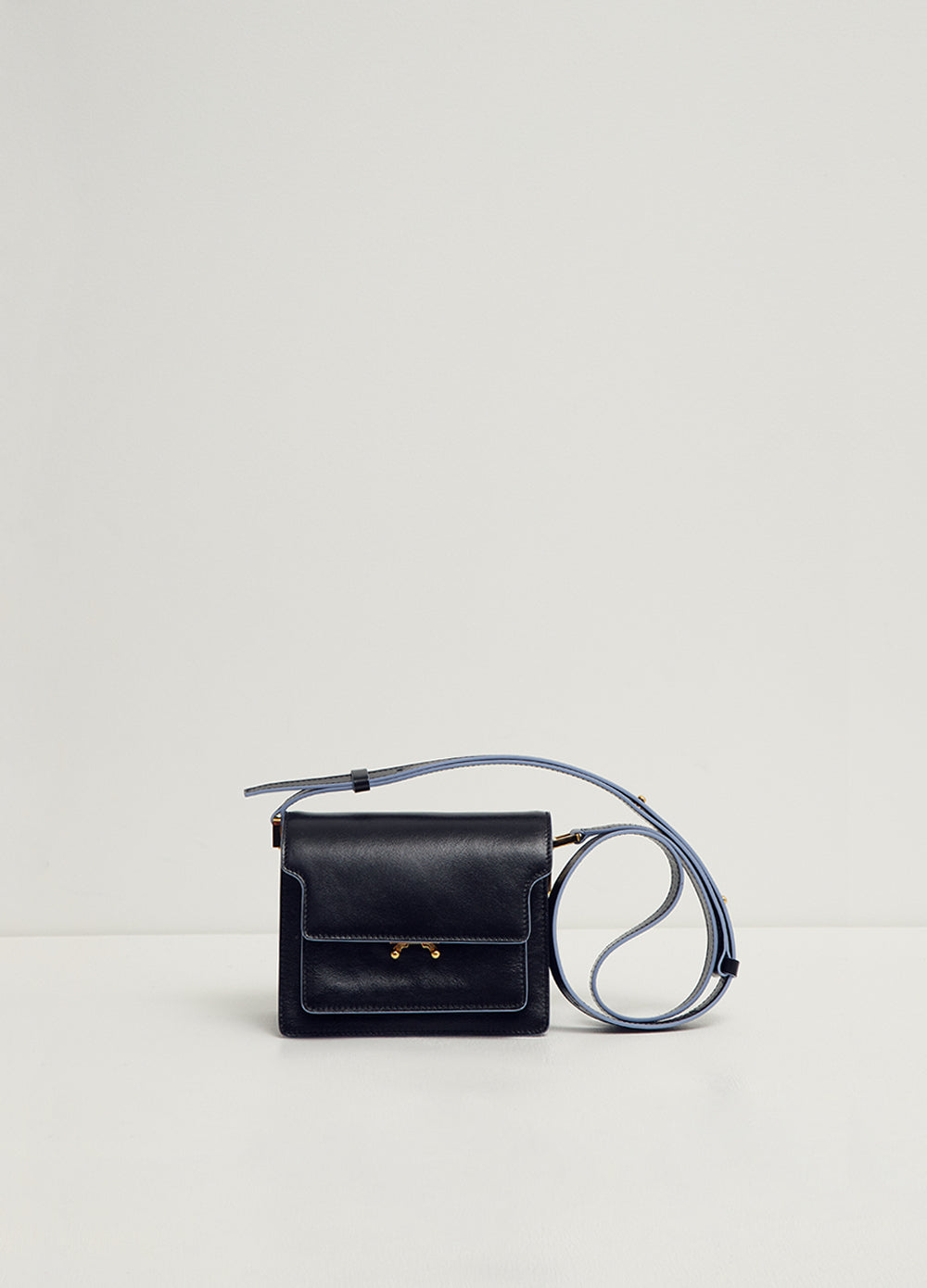 Marni: Black Mini Soft Trunk Bag