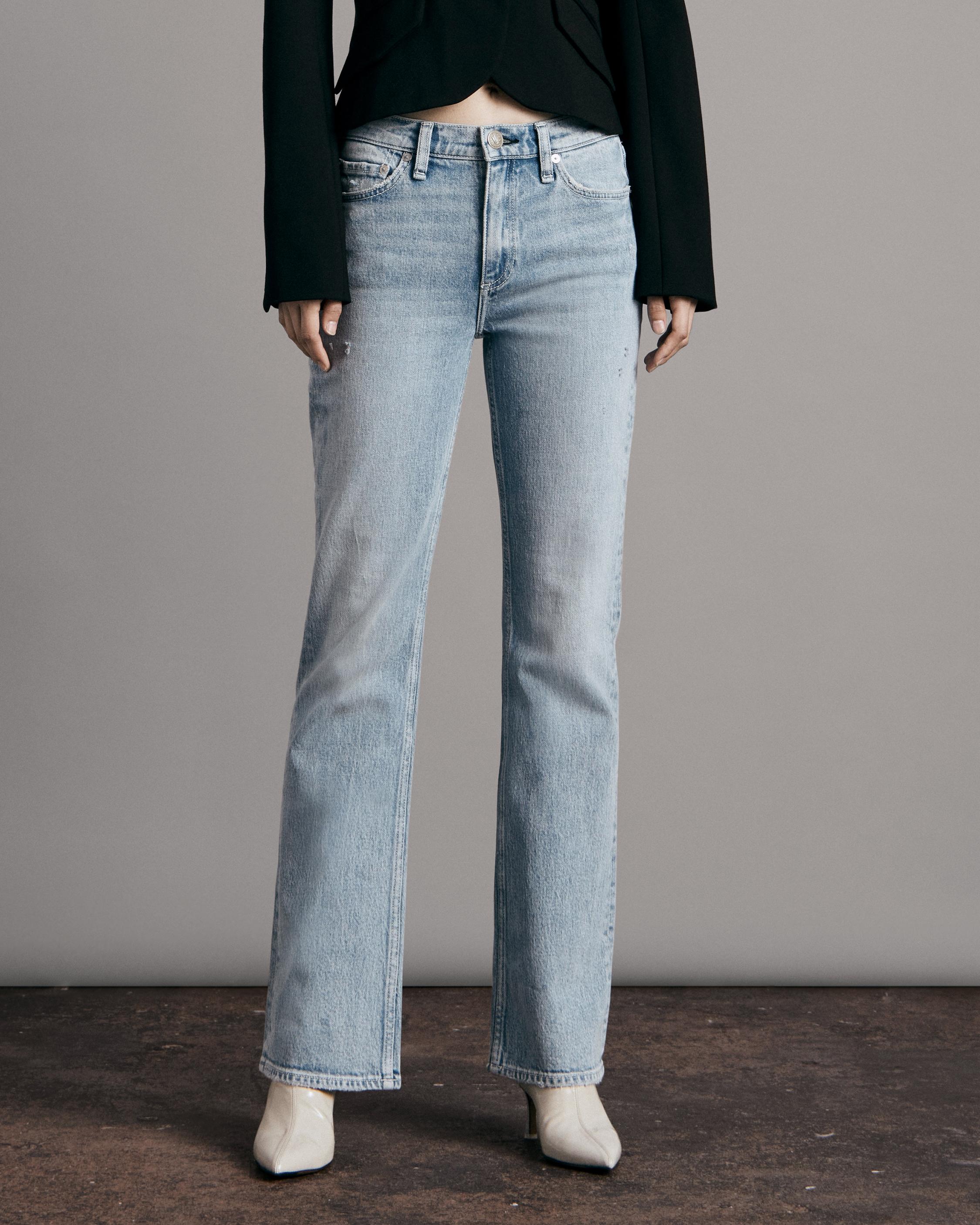 Rag & Bone -  Peyton Mid-Rise Boot Jeans - Jean