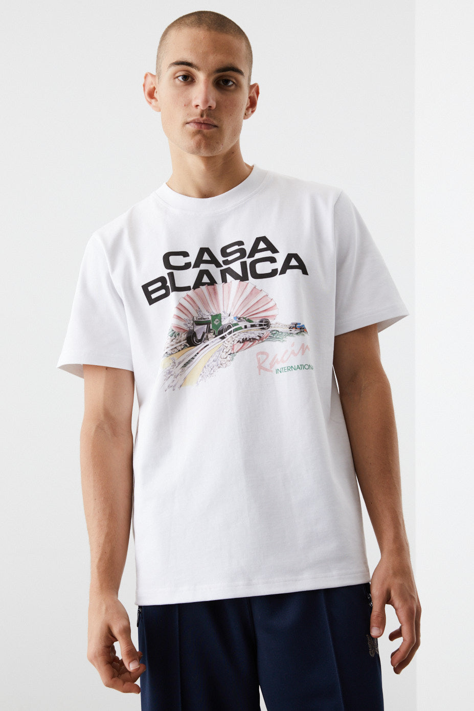 Casablanca -  Racing Shell T-Shirt - Tshirt print