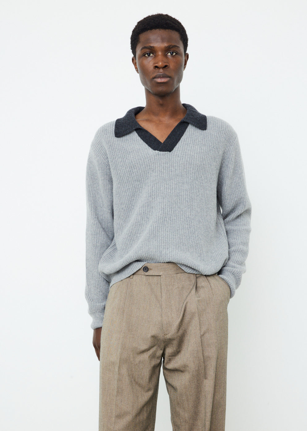 Gray deals open sweater