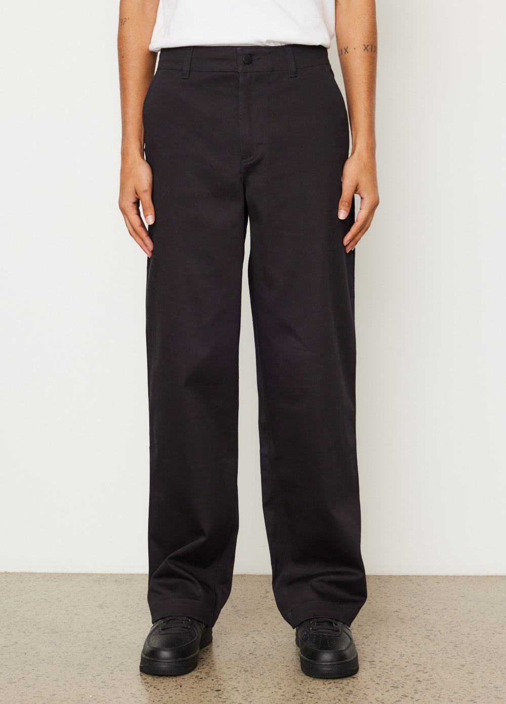 NIKE AS M NL EL CHINO PANT ブラック Nike Life Collection El Chino Cotton Twill Pants Black Size